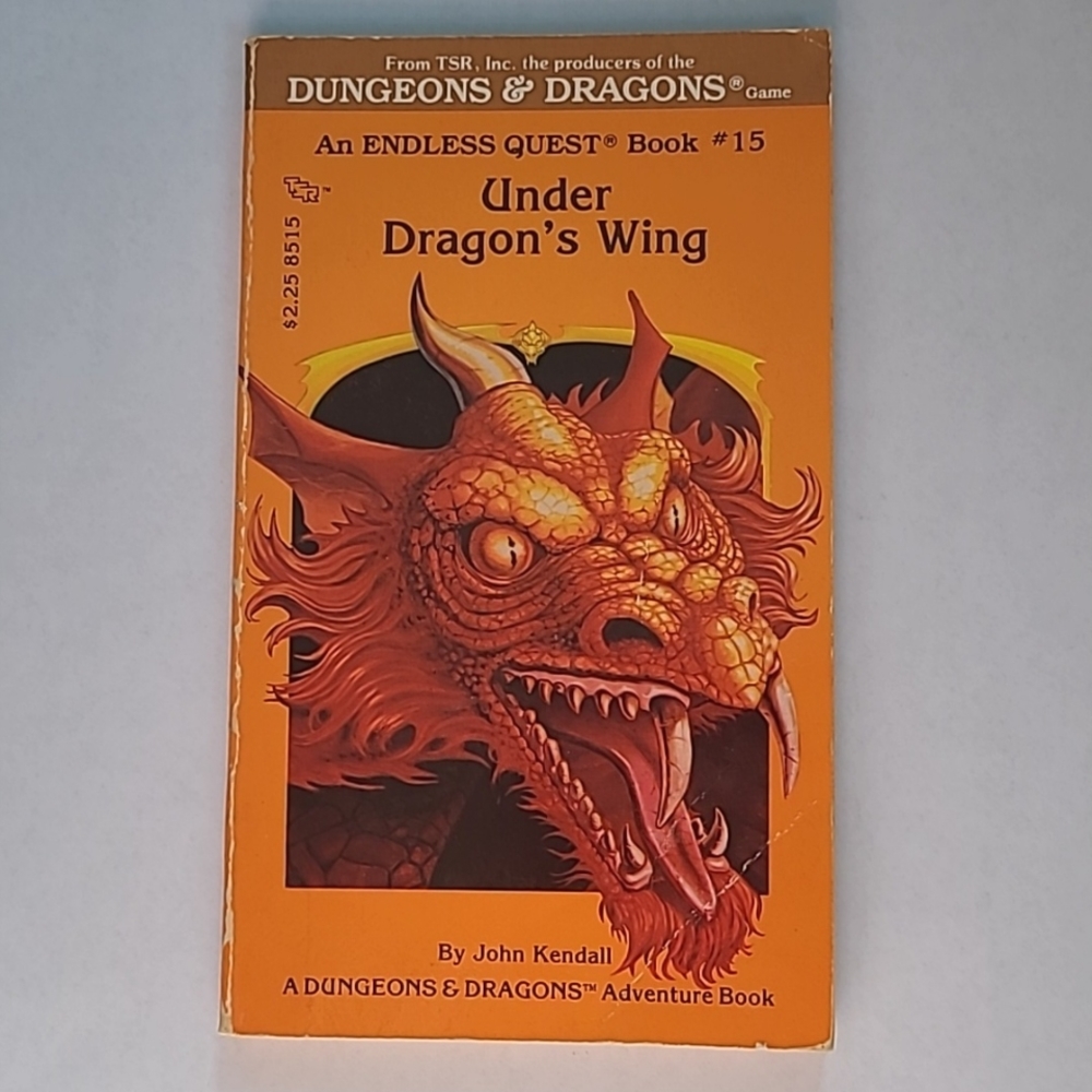 Under Dragon's Wing- Dungeons and Dragons Endless Quest Book by John Kendall #15
